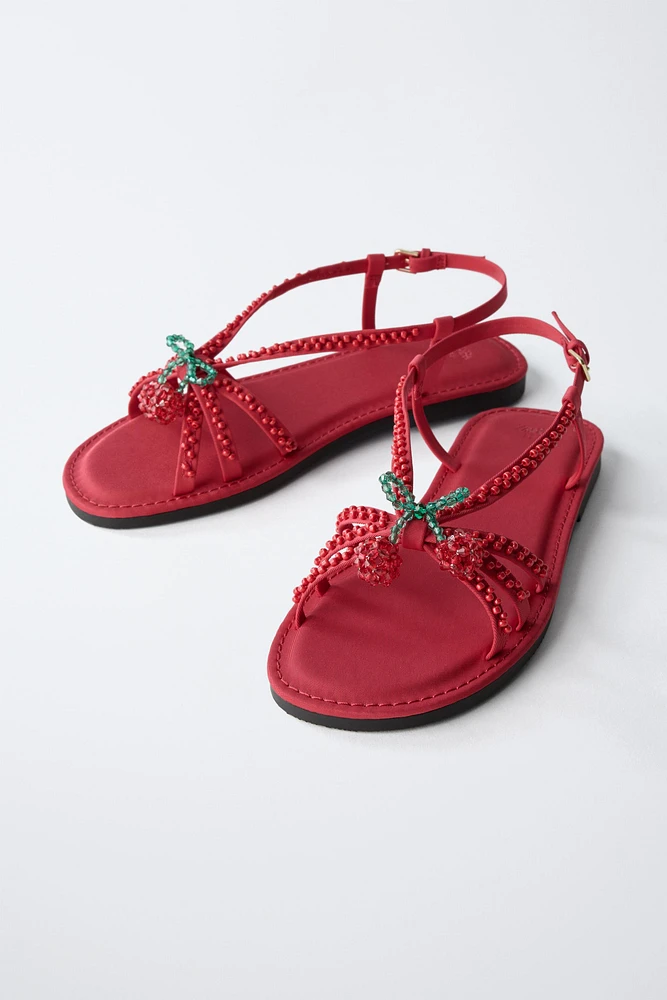 SANDALES CERISES