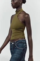 TOP HALTER POLYAMIDE