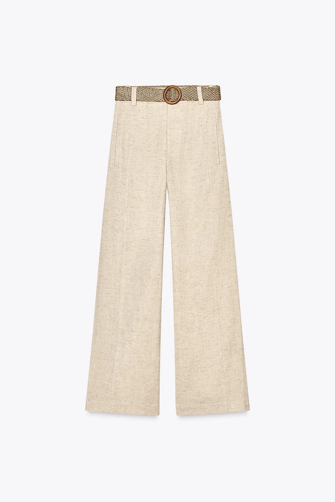 PANTALON RUSTIQUE CEINTURE
