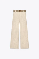 PANTALON RUSTIQUE CEINTURE