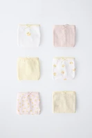 6- ANS/ LOT DE SIX CULOTTES PETITS CANARDS