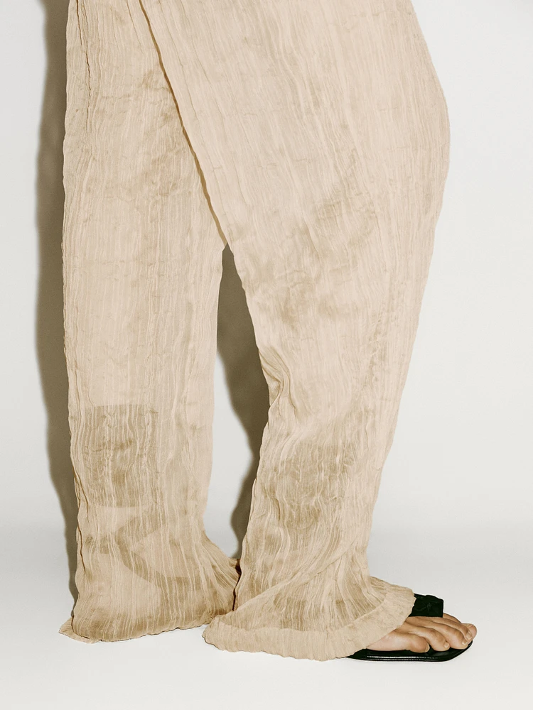 Pantalon fluide plissé - Limited Edition