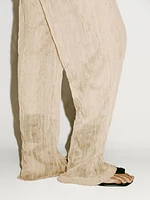 Flowing pleated trousers - Limited Edition