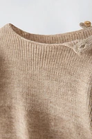 WOOL AND CASHMERE BLEND SWEATER