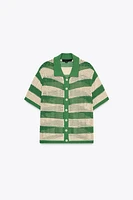 KNIT POLO JACKET