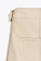 JUPE-CULOTTE BOUTONS