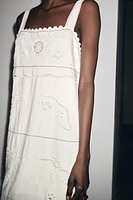 ZW COLLECTION EMBROIDERED STITCH DRESS