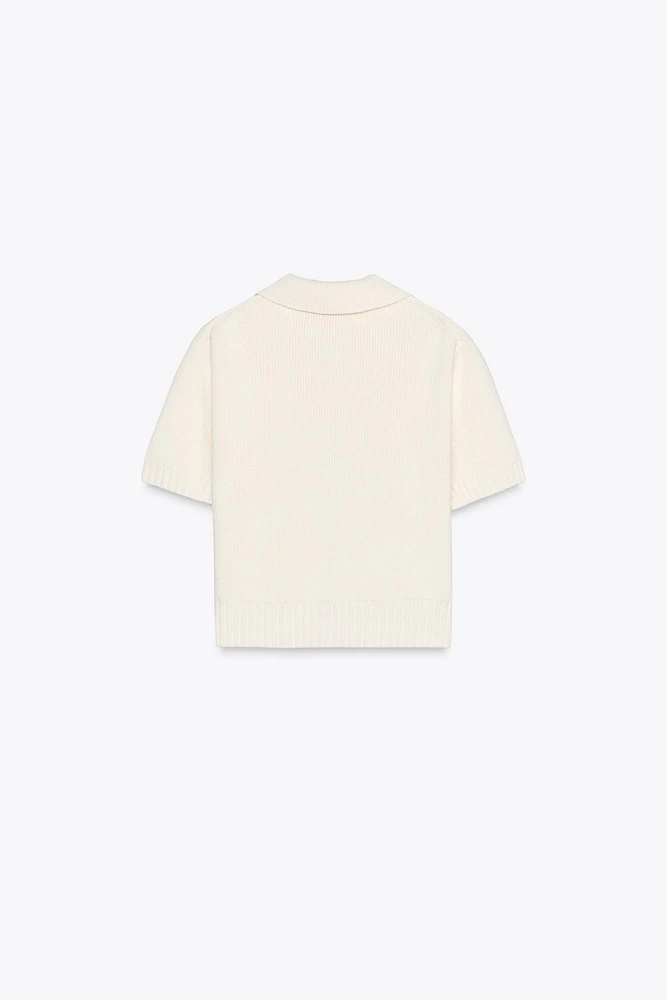 KNIT TOP WITH BOWS
