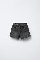 HEART POCKET DENIM SHORTS