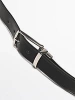 Ceinture réversible en cuir nappa