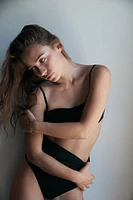 SOUTIEN-GORGE BANDEAU À BRETELLES EN POLYAMIDE