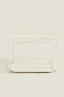 METAL DISH RACK WITH TRAY