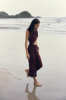 CUT OUT MIDI DRESS