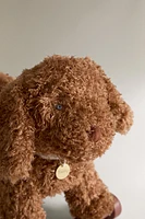 CHILDREN'S PLUSH TOY DOG WITH WHEELS