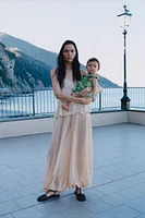 ROBE ET CULOTTE UNIE 100 % LIN