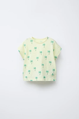 T-SHIRT IMPRIMÉ PALMIERS