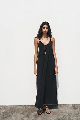 LONG STRAPPY DRESS