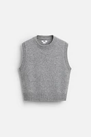 WOOL KNIT VEST