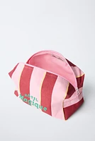 HÔTEL MAGIQUE © X ZARA STRIPED TOILETRY BAG