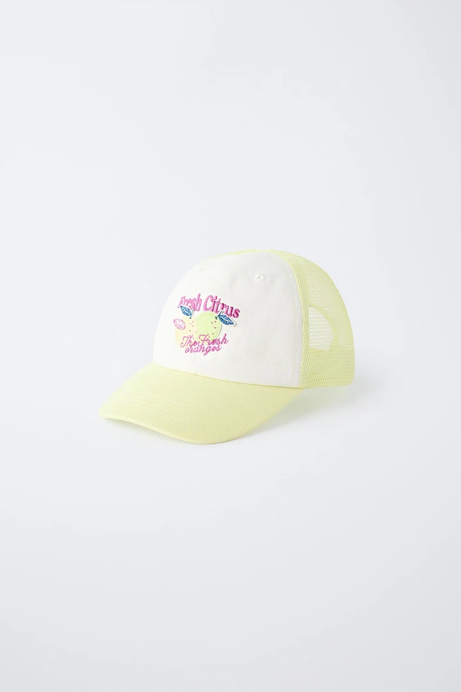 EMBROIDERED PATCH TRUCKER HAT