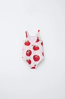 2-6 ANS/ MAILLOT DE BAIN TOMATES
