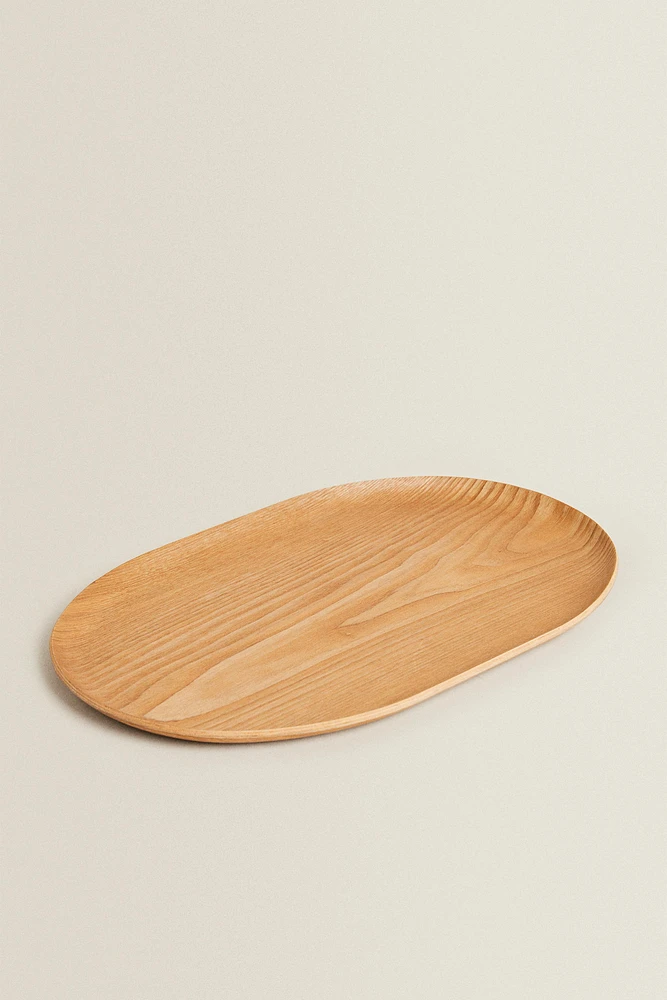 OVAL WOOD TRAY