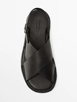 Sandales croisées en cuir - Limited Edition