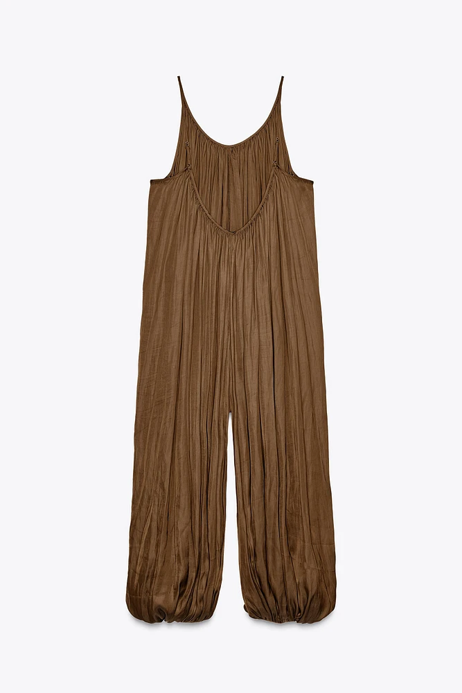 ZW COLLECTION LONG PLEATED JUMPSUIT