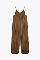 ZW COLLECTION LONG PLEATED JUMPSUIT