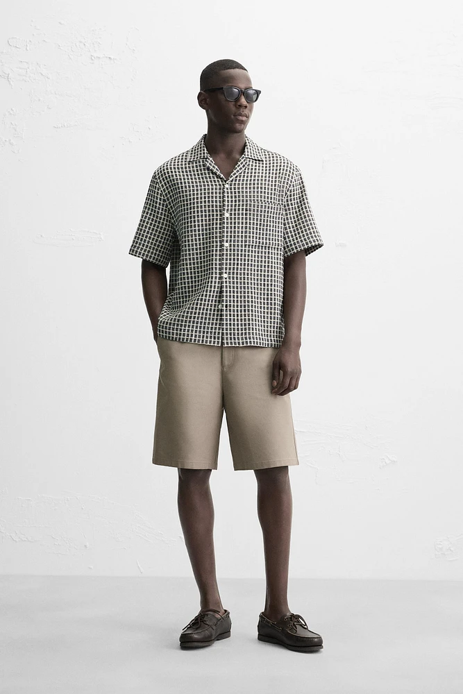 CHEMISE RELAXED FIT À CARREAUX