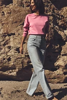 JEAN Z1975 DROIT TAILLE HAUTE LONG