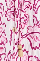 ROBE COURTE À IMPRIMÉ FLORAL