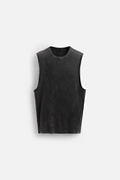 RIBBED KNIT TANK