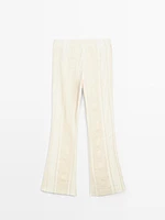 Pantalon flare en lin mélangé - Limited Edition