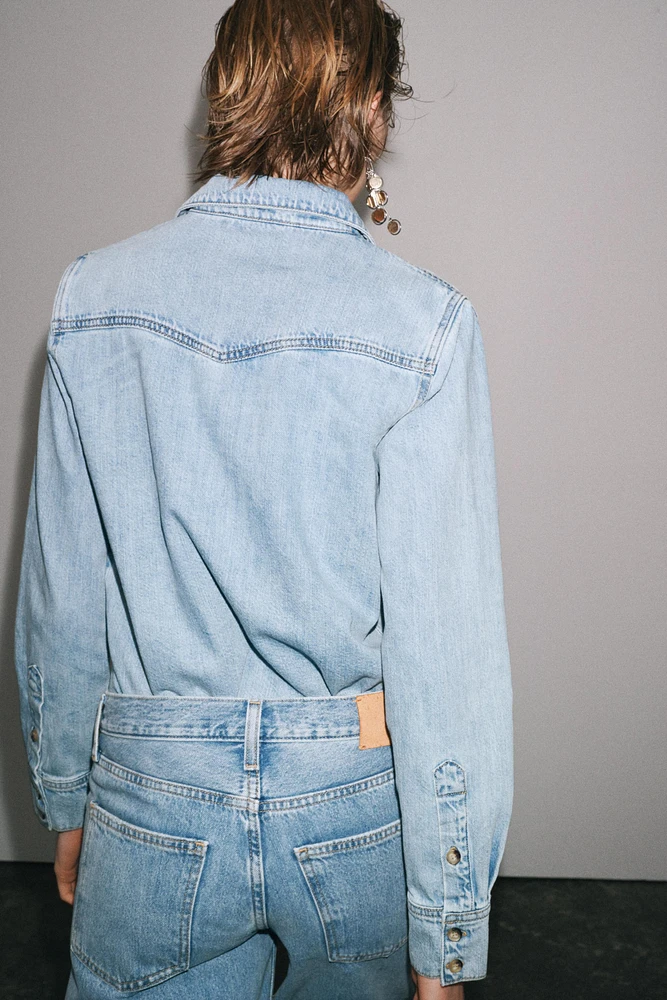 ZW COLLECTION DENIM OVERSHIRT