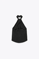 TOP GILET HALTER