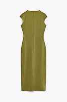 MIDI DRESS WITH POLYAMIDE