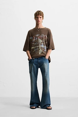 PRINTED KNIT T-SHIRT