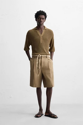 POLO EN MAILLE PERLÉE