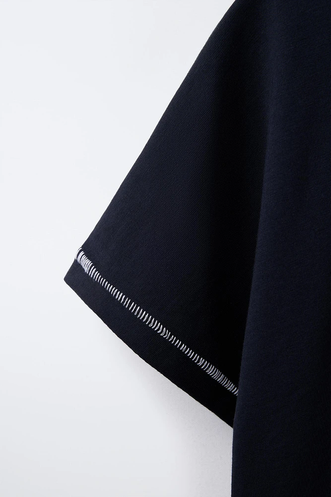 BOAT EMBROIDERY T-SHIRT