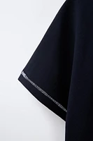 BOAT EMBROIDERY T-SHIRT