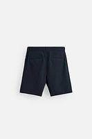 TEXTURED REGULAR FIT SHORTS