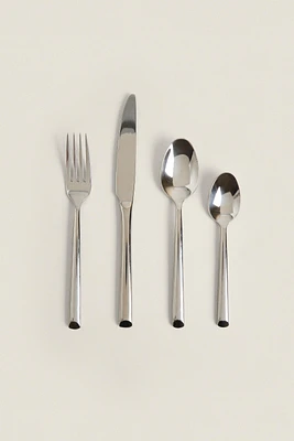 4-PIECE FORGED STEEL FLATWARE SET