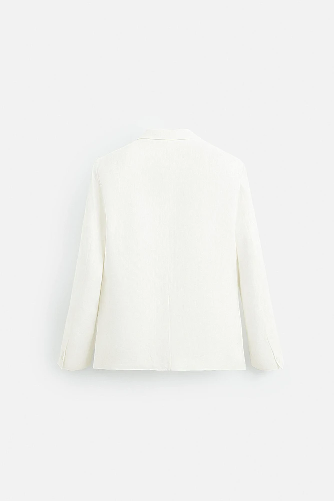 BLAZER DE COSTUME 100 % LIN