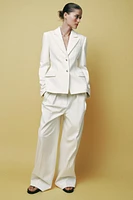 ZW COLLECTION BUTTONED DENIM BLAZER
