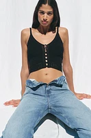 Z1975 HIGH-WAIST STRAIGHT ANKLE JEANS
