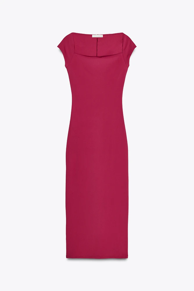 POLYAMIDE MIDI DRESS