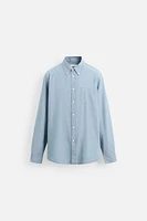 CHEMISE STRUCTURE CHAMBRAY