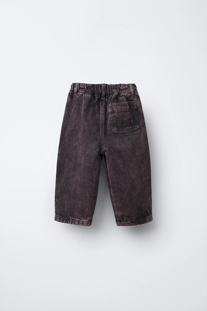 PANTALON EN SERGÉ OVERDYE