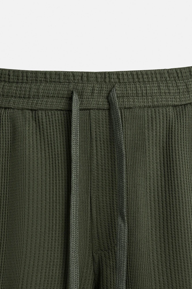 JACQUARD TEXTURED SHORTS